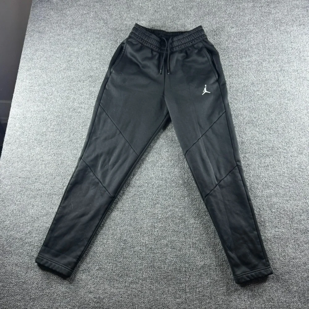 Nike Jordan Alpha Therma Pants Mens M Black Training Basketball Logo AR4309-010